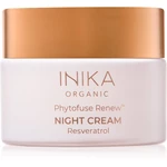 INIKA Organic Phytofuse Renew Rich Night Cream antioxidační noční krém s probiotiky 50 ml