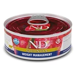 N&D Quinoa Weight Management Lamb & Brocolli Adult pro dospělé kočky 80 g