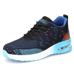 Men's Stretch Color Knit Comfortable Breathable Air Cushion Cushioning Fashion Sneakers