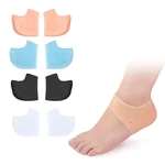 1 Pair Silicone Heel Pain Relief Moisturizing Anti-Crack Anti-Slip Foot Protection Ankle Socks