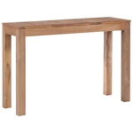 Wall table 110x35x76 cm teak wood with natural finish