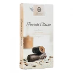 Laurence „Pouraki Classic“ Dunkle Schokolade mit Schokobiskuit und Nusscreme, 4 x 30 g