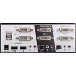 Přepínač KVM LINDY LINDY DVI Dual Head KVM Switch Pro, 2 porty