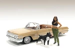 "Lowriderz" Figurine IV and a Dog for 1/18 Scale Models by American Diorama