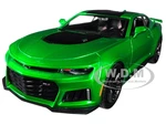 2017 Chevrolet Camaro ZL1 Metallic Green 1/24 Diecast Car Model by Motormax