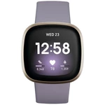 Inteligentné hodinky Fitbit Versa 3 - Soft Gold Aluminum/Thistle (FB511GLGY) inteligentné hodinky • 1,58" OLED displej • dotykové a tlačidlové ovládan