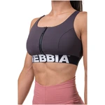 Sportovní podprsenka Nebbia Smart Zip 578 Marron XS