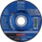 PFERD 62100125 E 125-4,1 CERAMIC SGP STEELOX brúsny kotúč lomený  125 mm 22.23 mm 10 ks