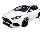 2016 Ford Focus RS Frozen White 1/18 Model Car by Autoart