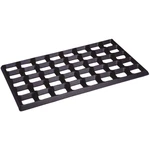 BJZ C-187 625 ESD montážna rohož mriežkovaná čierna (d x š x v) 610 x 370 x 20 mm