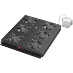 Digitus DN-19 FAN-4-SRV-B 19 palca 4 x skriňa sieťovej rozvodne - vetrák  1 U    čierna