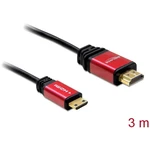 Delock HDMI prepojovací kábel #####HDMI-A Stecker, #####HDMI-Mini-C Stecker 3.00 m čierna 84337 pozlátené kontakty #####