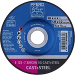 PFERD 62212747 E 125-7 ZIRKON SG CAST+STEEL brúsny kotúč lomený  125 mm 22.23 mm 10 ks