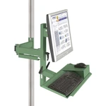Manuflex ZB8288.6011  Ergonomická podpora monitorov pre CANTOLAB a ALU s povrchom klávesnice a myši, adaptér VESA 100 mm