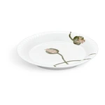 Biely porcelánový tanier Kähler Design Hammershøi Poppy, ø 19 cm