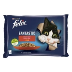 FELIX Fantastic Multipack 12(4x85g) hovädzie/kura v želé