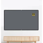 VEIDADZ 4K Anti-light Projector Screen 60/100/120Inch Black Grid Home Projector Screen Cinema Office Home Projection Cur