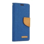 Mercury Canvas naptár tok Huawei Y3II, Blue/Camel