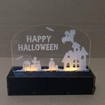 JM01508 1 pcs Halloween Decoration LED Lamp Candle with LED Tea Light Candles for Halloween Decorations