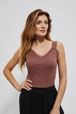 Women's top Moodo - brown