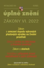 Aktualizace VI/5 2022 Zákon o obalech - Zákon o omezení dopadu vybraných plastových výrobků na životní prostředí