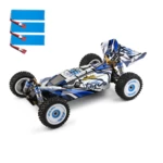 Wltoys 124017 Brushless V2 Upgraded Several 2200mAh Battery RTR 1/12 2.4G 4WD 70km/h RC Car Vehicles Metal Chassis Model