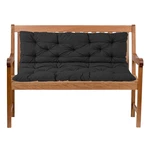 2/3 Seater Bench Swing Seat Cushion Garden Furniture Pad Backrest Polyester Mat