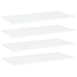 Bookshelf Boards 4 pcs White 31.5"x7.9"x0.6" Chipboard