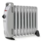 Olejový radiátor Taurus MASAI 1000 sivý olejový radiátor • 9 vykurovacích článkov • termostat • poistka proti prehriatiu • separátny spínač • transpor