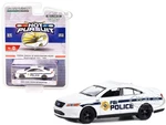 2013 Ford Police Interceptor White "FBI Police (Federal Bureau of Investigation Police)" "Hot Pursuit" Special Edition 1/64 Diecast Model Car by Gree