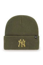 Čiapka 47 brand Mlb New York Yankees hnedá farba,