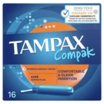 Tampax Compak Super tampóny s aplikátorom 16ks