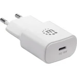 USB nabíječka Manhattan 102094, nabíjecí proud 3 A, bílá