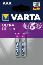 Varta mikrotužková baterie Aaa Ultra Lithium 2 Aaa 6103301402