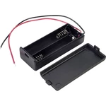 TRU COMPONENTS SBH-421-2A batériový box 2x micro (AAA) kábel
