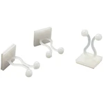 TRU COMPONENTS TC-TTB08203 káblová sponka samolepiaci 1593028 Priemer káblového zväzku (rozsah) 10 mm (max)   prírodná 1