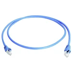 Telegärtner L00004A0057 RJ45 sieťové káble, prepojovacie káble CAT 6A S/FTP 7.50 m modrá samozhášavý, s ochranou, párové