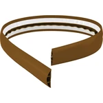 TRU COMPONENTS káblový mostík 1570429 PVC hnedá Kanálov: 1 1800 mm Množstvo: 1.8 m