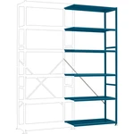 Manuflex RP1353.5007 prístavný modul regálu oddelenia  (š x v x h) 1000 x 2500 x 500 mm    oceľová podlaha