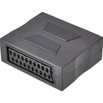 SpeaKa Professional SCART TV, prijímač adaptér [1x zásuvka SCART - 1x zásuvka SCART]  čierna