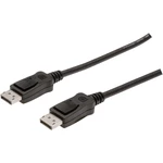 Digitus DisplayPort prepojovací kábel #####DisplayPort Stecker, #####DisplayPort Stecker 5.00 m čierna AK-340100-050-S