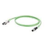 Datový zástrčkový konektor pro senzory - aktory, upravený Weidmüller IE-C5DD4UG0030MSSA20-E 1211080030 zásuvka, rovná, kryt konektoru RJ45, 1 ks