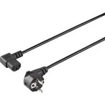Síťový kabel s IEC zásuvkou Basetech BT-1886926, 2.00 m, černá