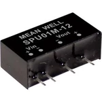 DC/DC měnič napětí, modul Mean Well SPU01L-12, 84 mA, 1 W, Počet výstupů 1 x