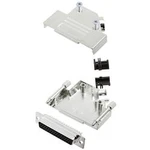 Sada D-SUB zásuvková lišta TRU COMPONENTS TCD45ZK25HDS44K, 45 °, pólů 44, pájecí kalíšek, 1 ks