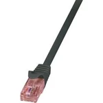 Síťový kabel RJ45 LogiLink CQ2093U, CAT 6, U/UTP, 10.00 m, černá