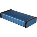 Univerzální pouzdro hliníkové Hammond Electronics, (d x š x v) 160 x 78 x 27 mm, modrá