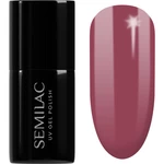 Semilac UV Hybrid Allure gelový lak na nehty odstín 005 Berry Nude 7 ml