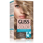 Schwarzkopf Gliss Color permanentní barva na vlasy odstín 8-16 Natural Ash Blonde