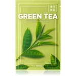 The Saem Natural Mask Sheet Green Tea plátýnková maska s hydratačním a zklidňujícím účinkem 21 ml